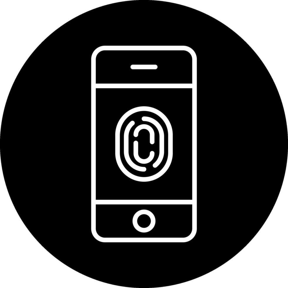 FingerPrint Verification Vecto Icon vector