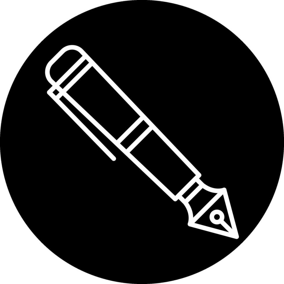 Fountain Pen Vecto Icon vector