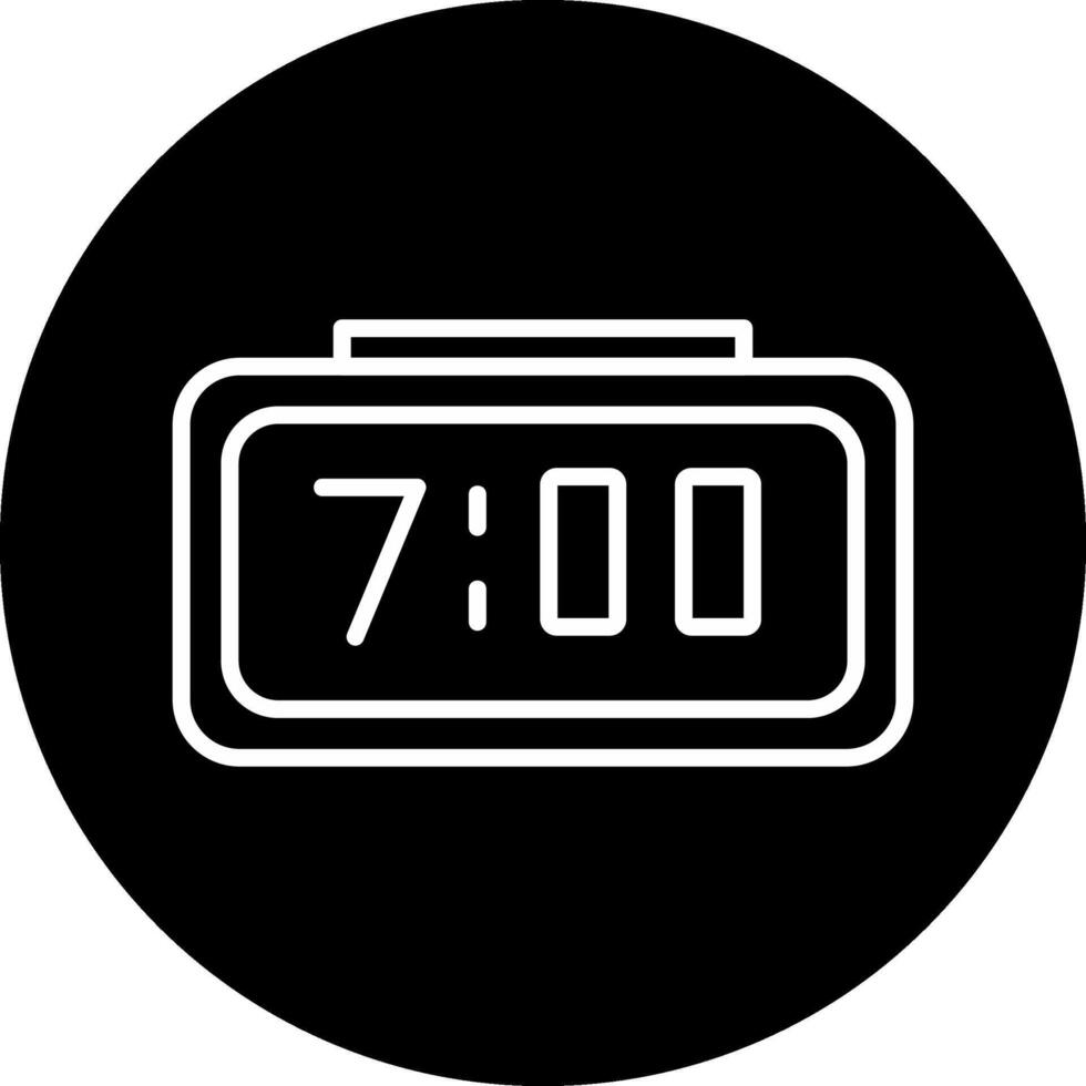 Digital Clock Vecto Icon vector