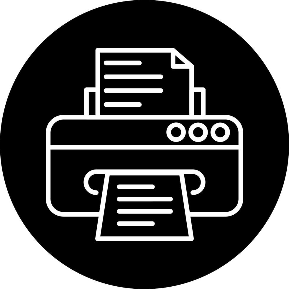 impresora vecto icono vector