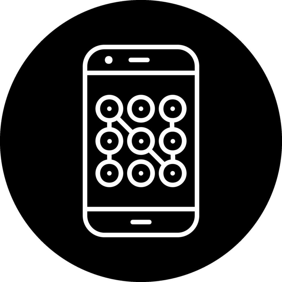 Mobile Security Vecto Icon vector