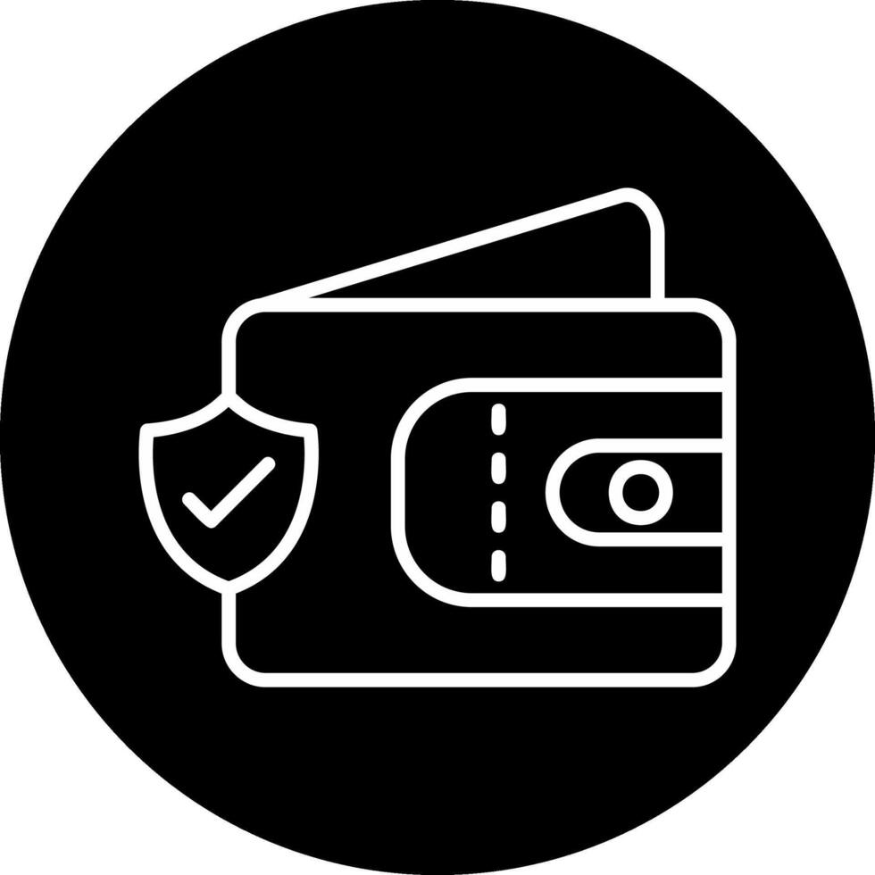 Wallet Secure Vecto Icon vector