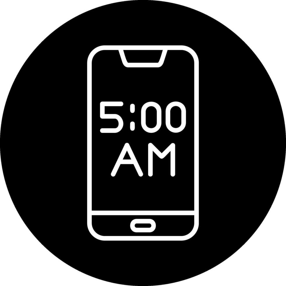 Smartphone Alarm Vecto Icon vector