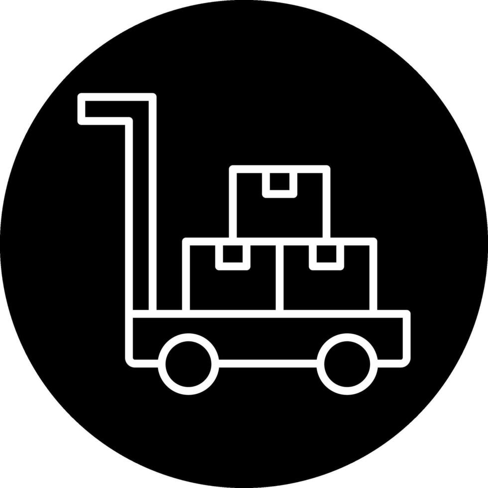 Trolley Vecto Icon vector