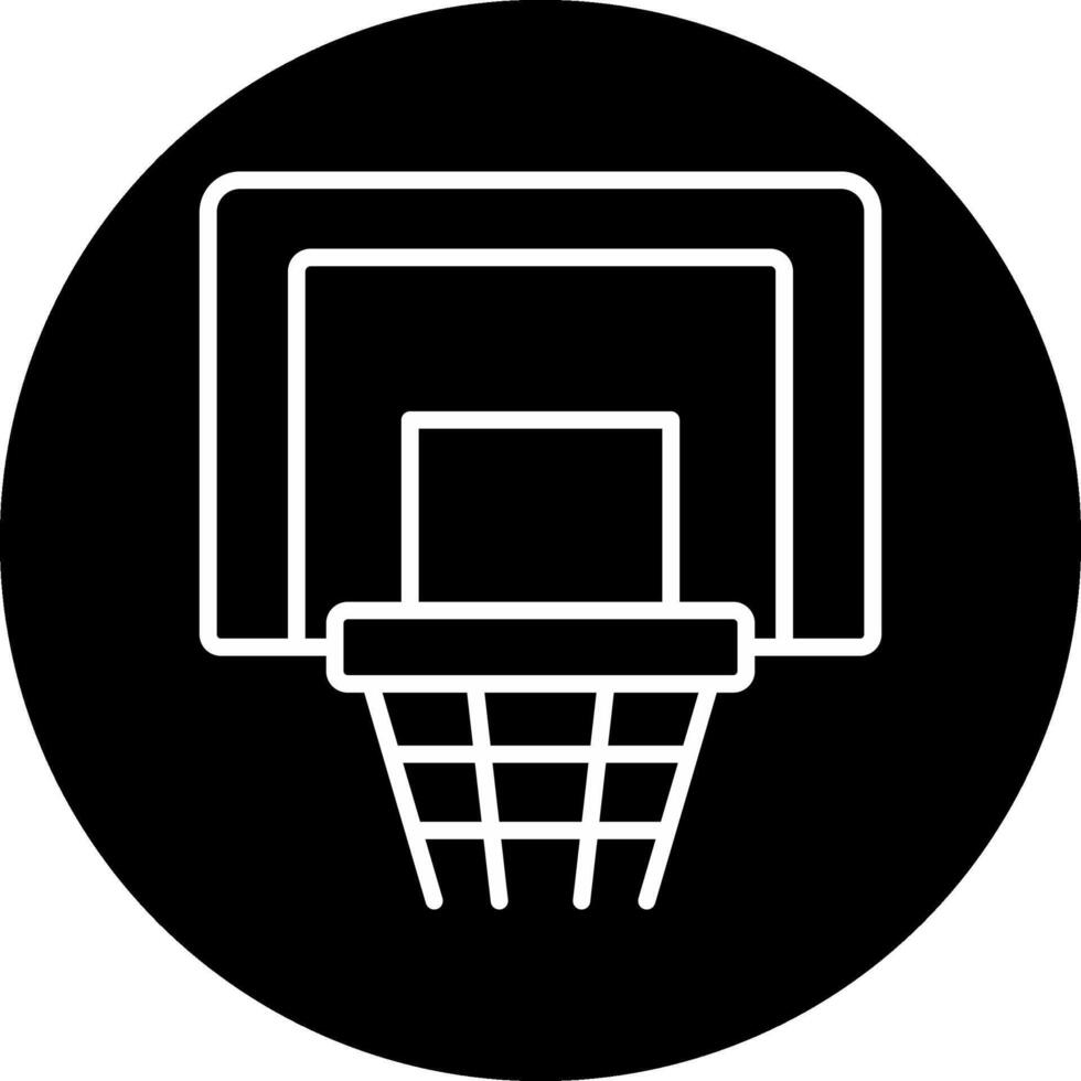 Basketball Hoop Vecto Icon vector