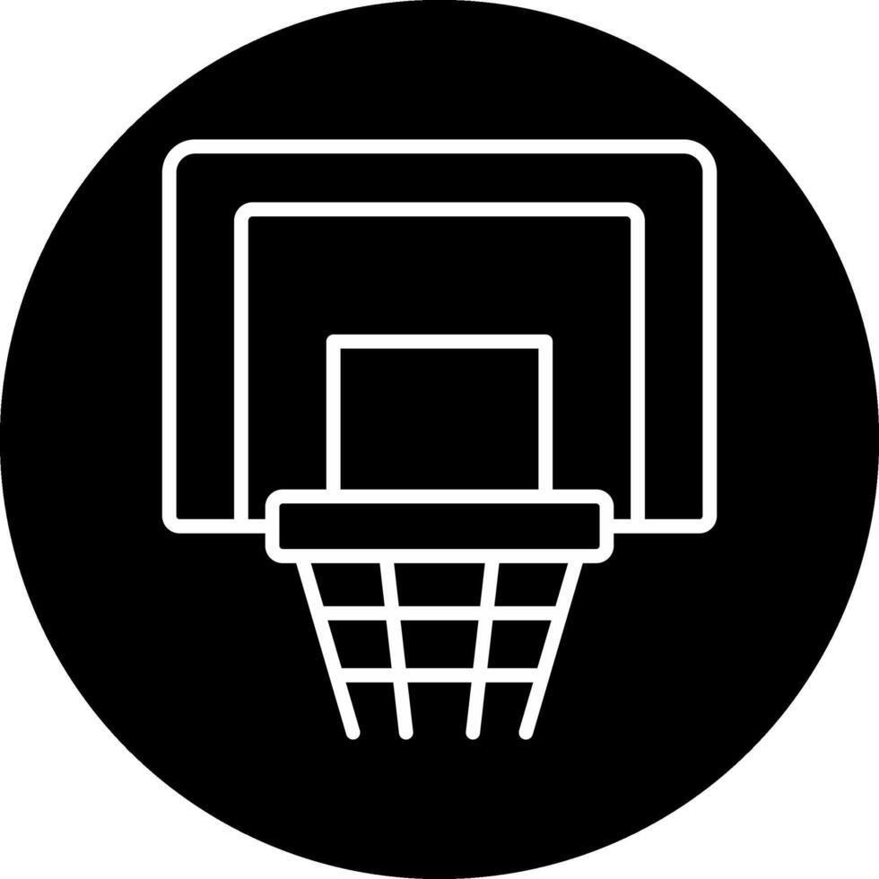 baloncesto aro vecto icono vector