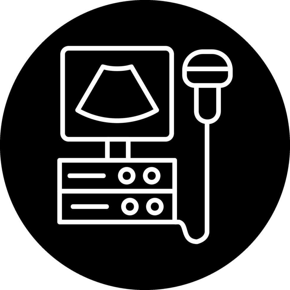 Ultrasound Machine Vecto Icon vector