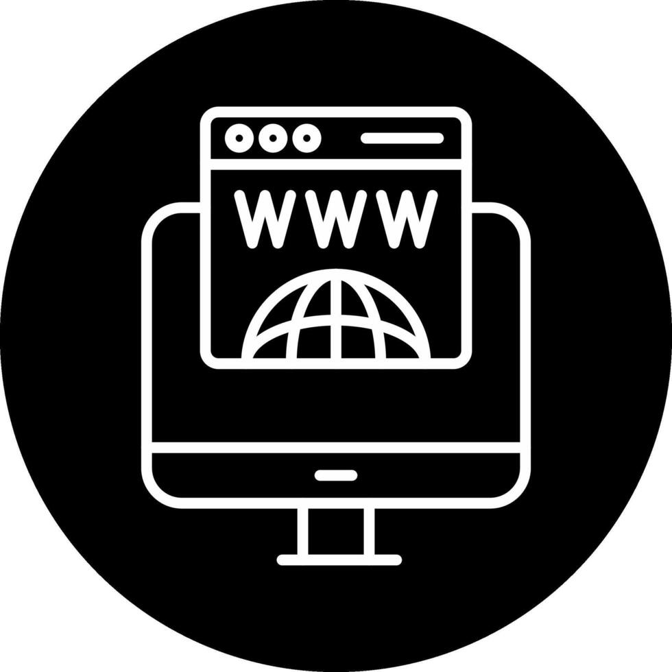 Domain Registration Vecto Icon vector