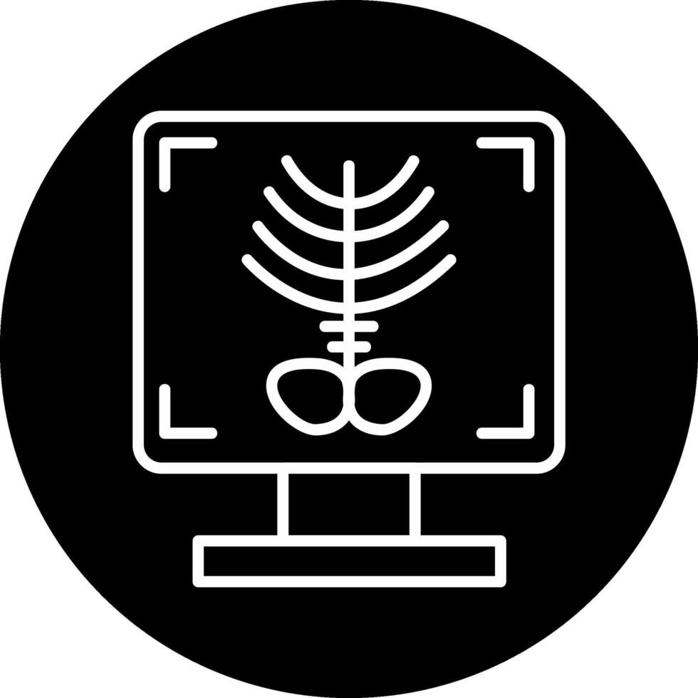 X-ray Bone Vecto Icon vector