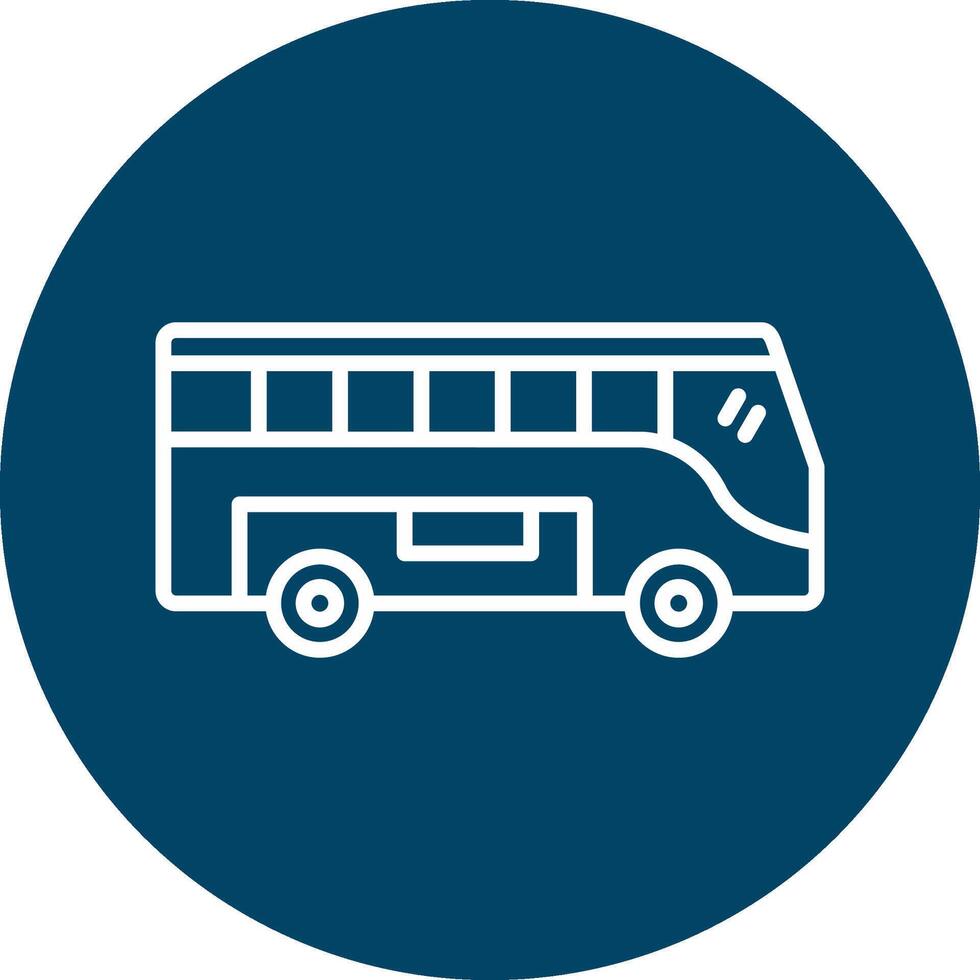 autobús vecto icono vector