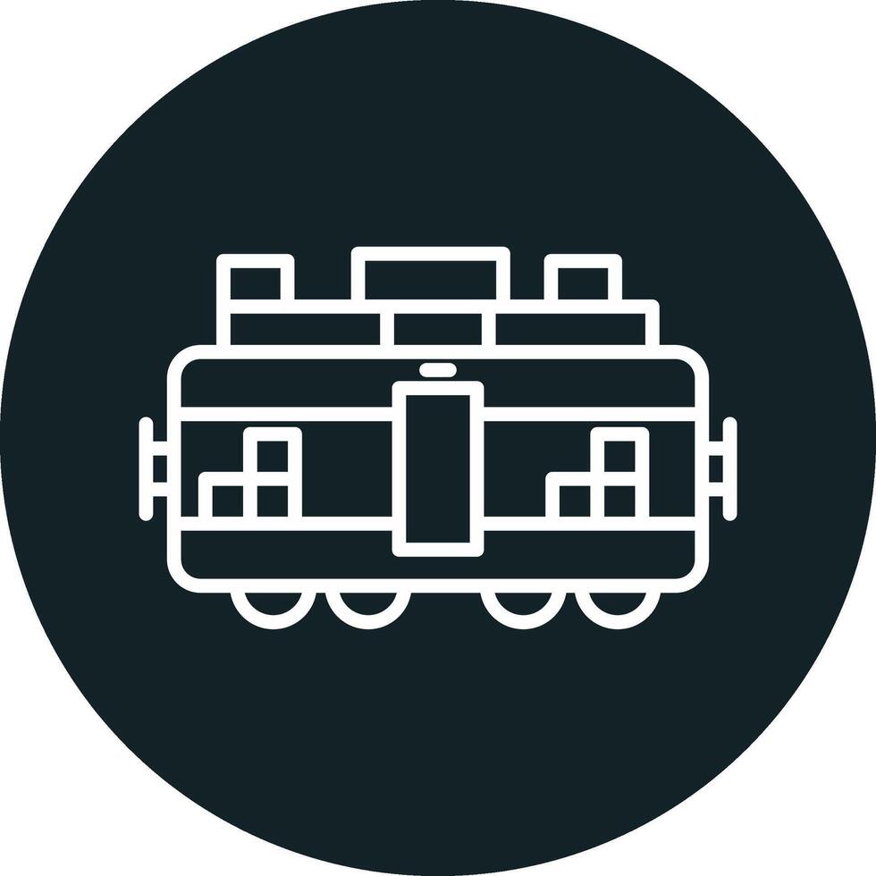 Train Cargo Vecto Icon vector