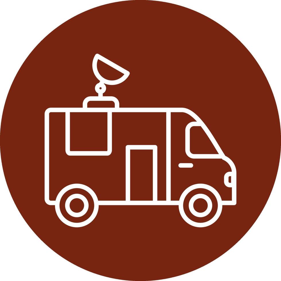 News Van Vecto Icon vector