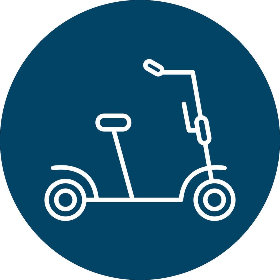 Kick Scooter Vecto Icon vector