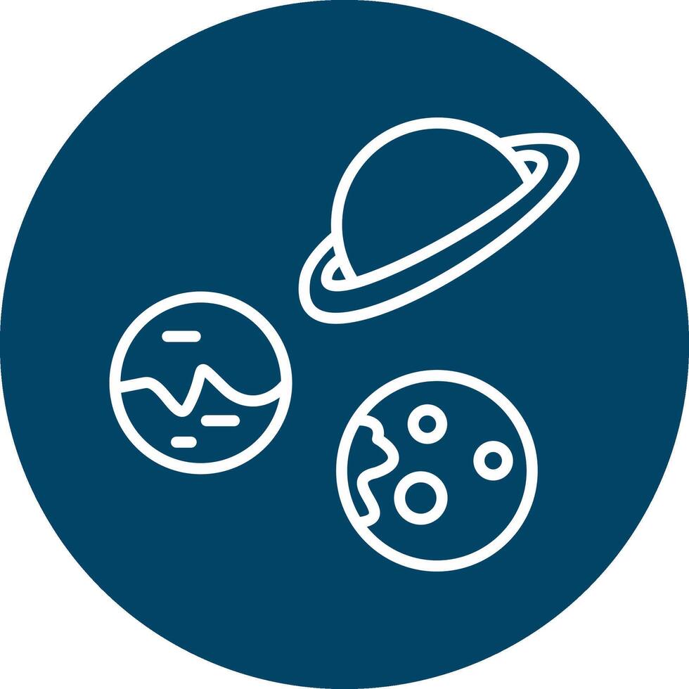 Planets Vecto Icon vector