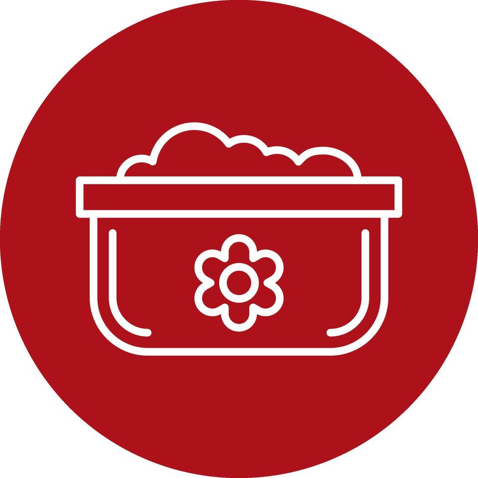 Dishwashing Pot Vecto Icon vector