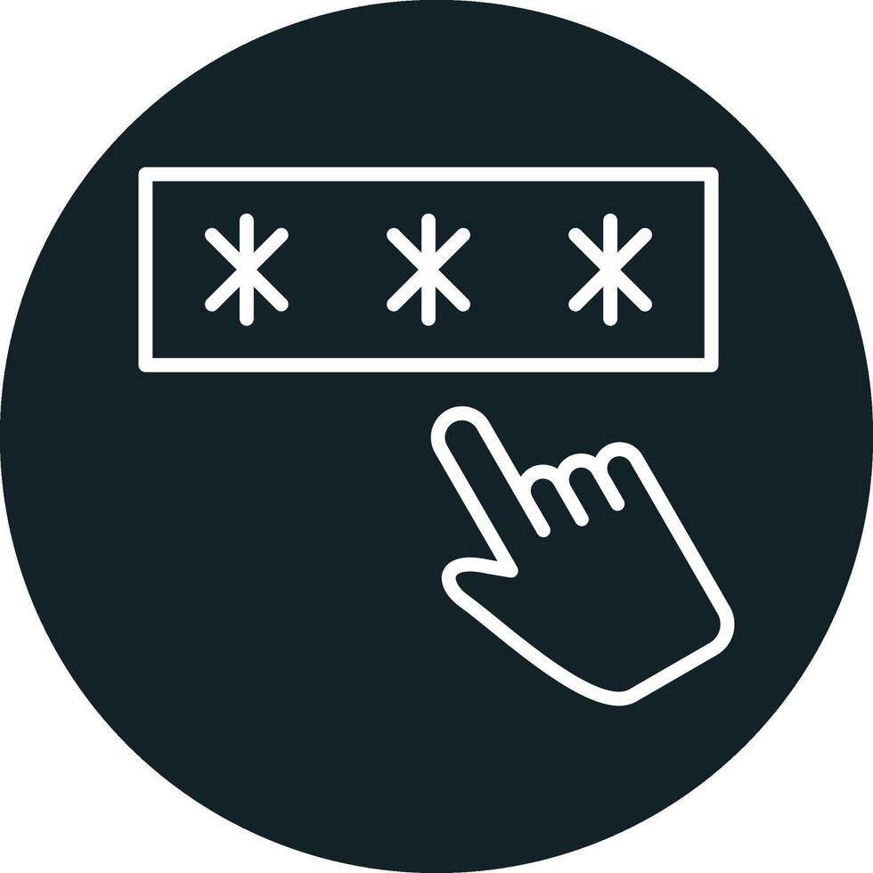 Password Vecto Icon vector