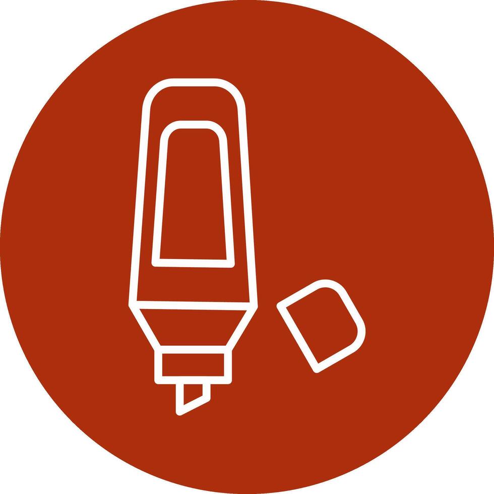 Highlighter Vecto Icon vector