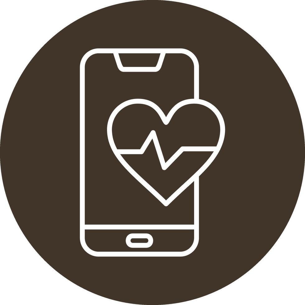 Heart Rate Vecto Icon vector