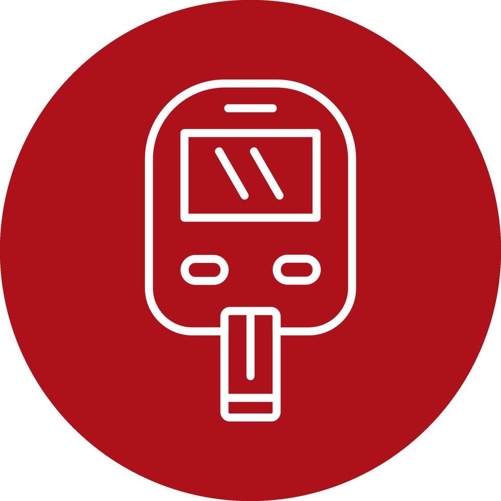 Glucometer Vecto Icon vector