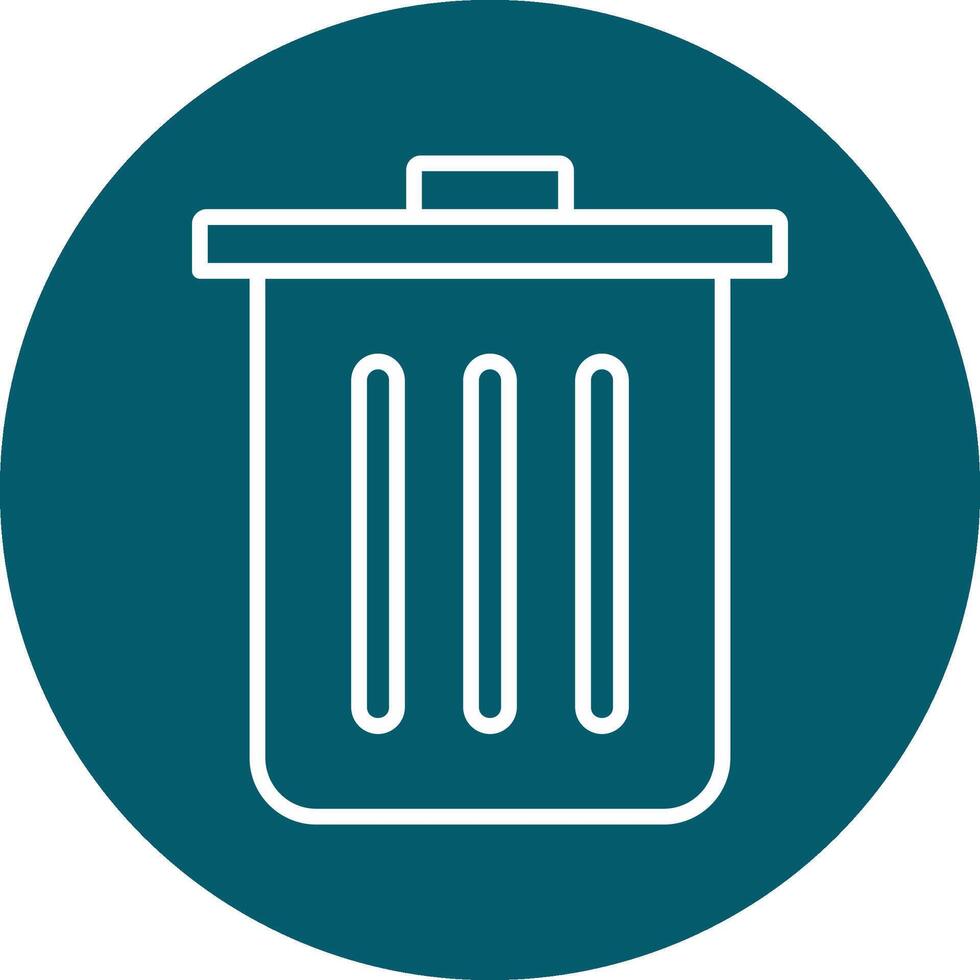 Dustbin Vecto Icon vector