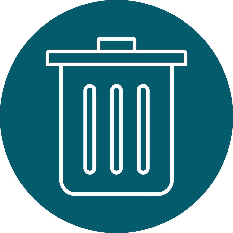 Dustbin Vecto Icon vector