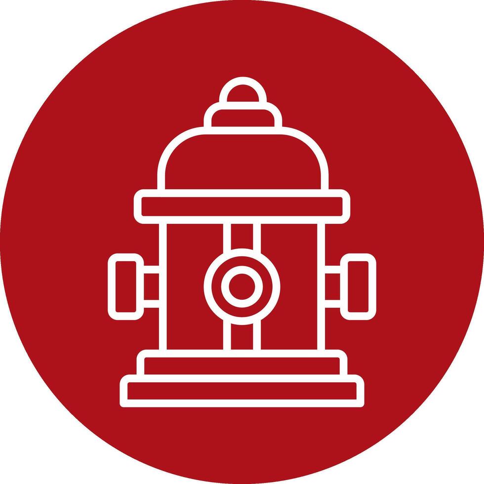 Fire Hydrant Vecto Icon vector