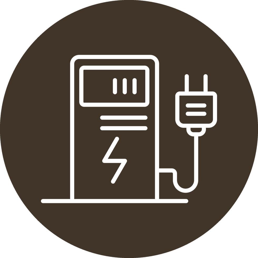 Electric Charge Vecto Icon vector