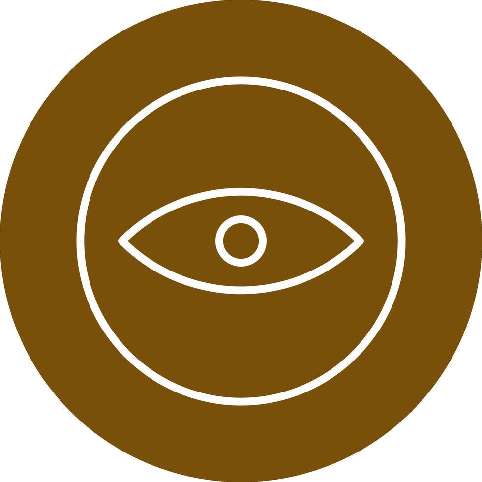 ojo vecto icono vector