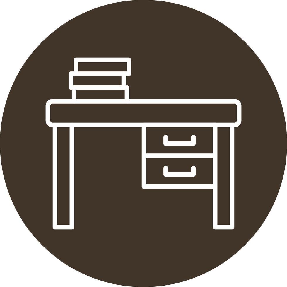 Work Desk Vecto Icon vector