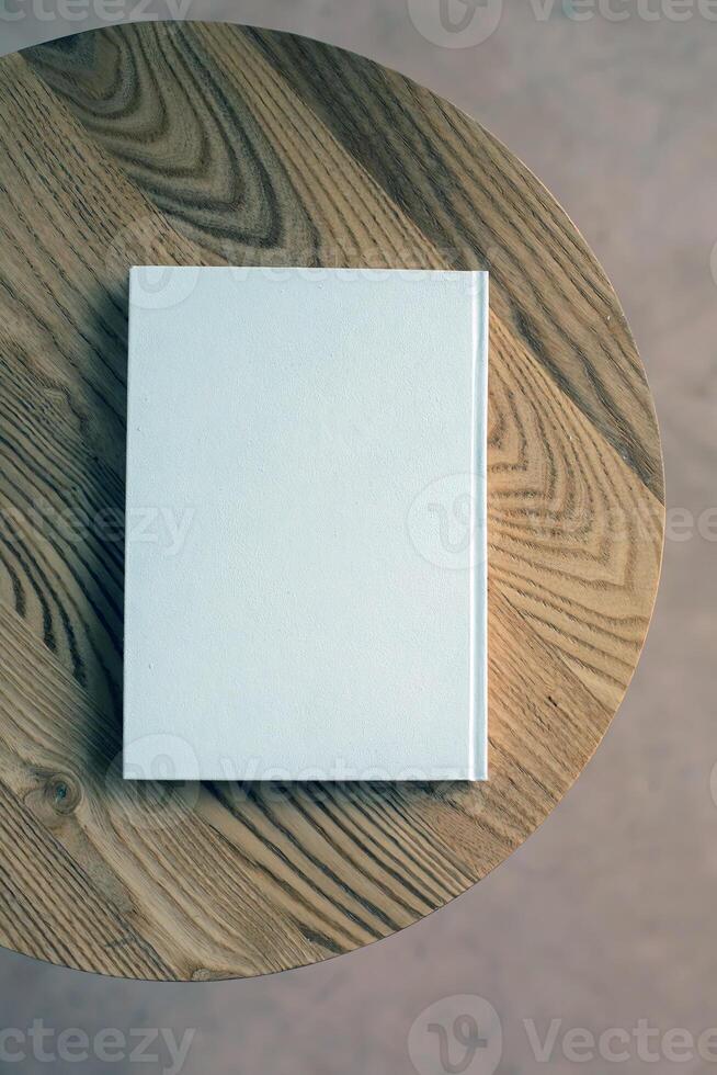 Empty paper mockup, simple sheet of paper template photo