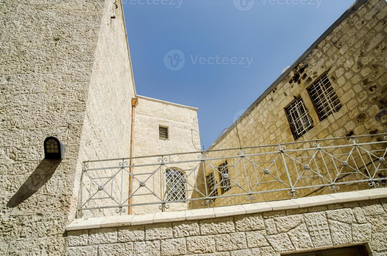 Houses and apartment buildings in Jerusalem, Israel photo