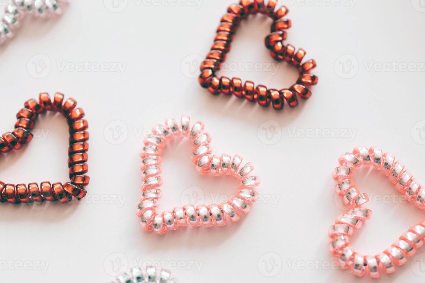 Heart symbol conceptual St. Valentine's day background. Heart love and passion symbols photo