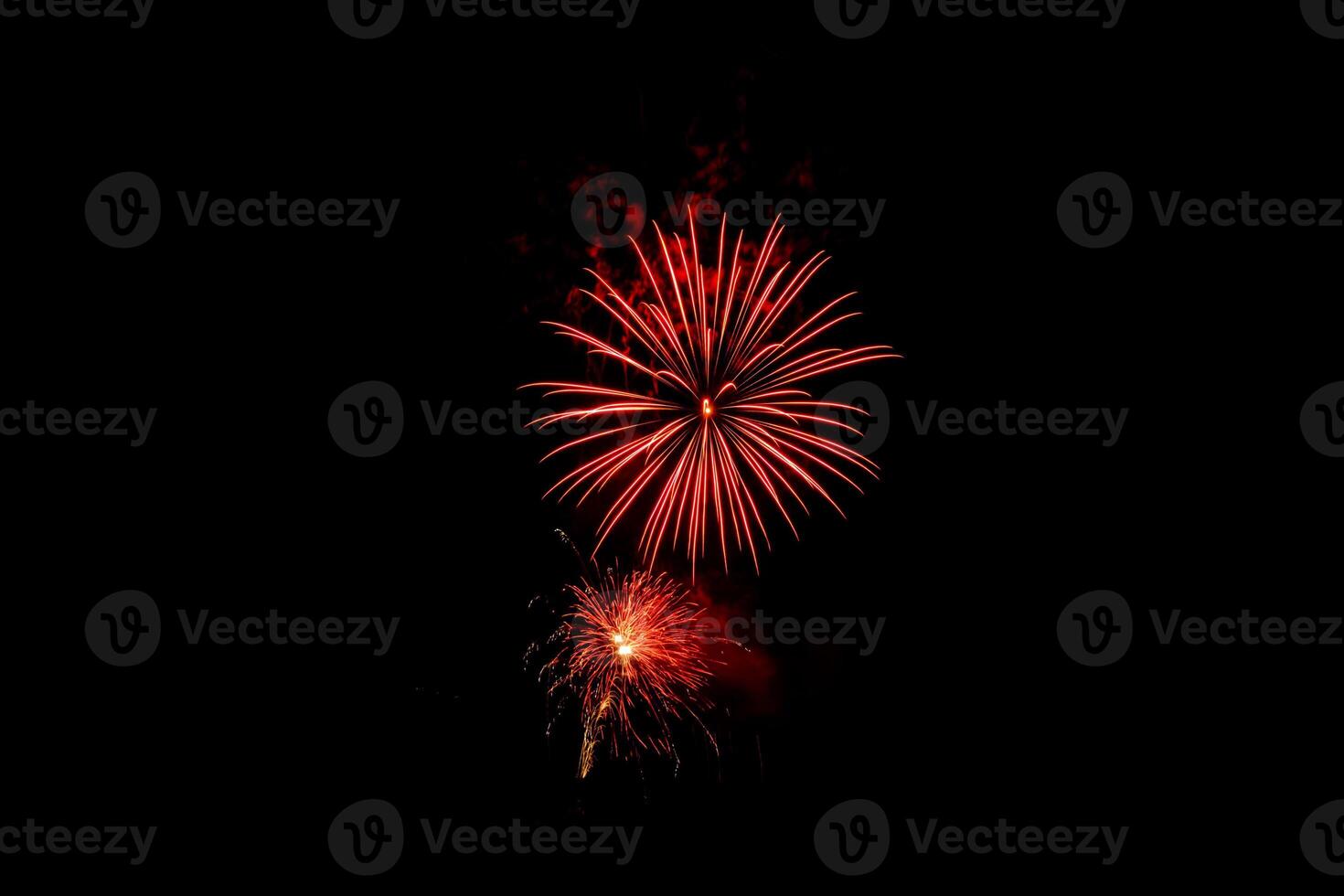 Fireworks background. New Year, Christmas of birthday celebration. Festive mood photo