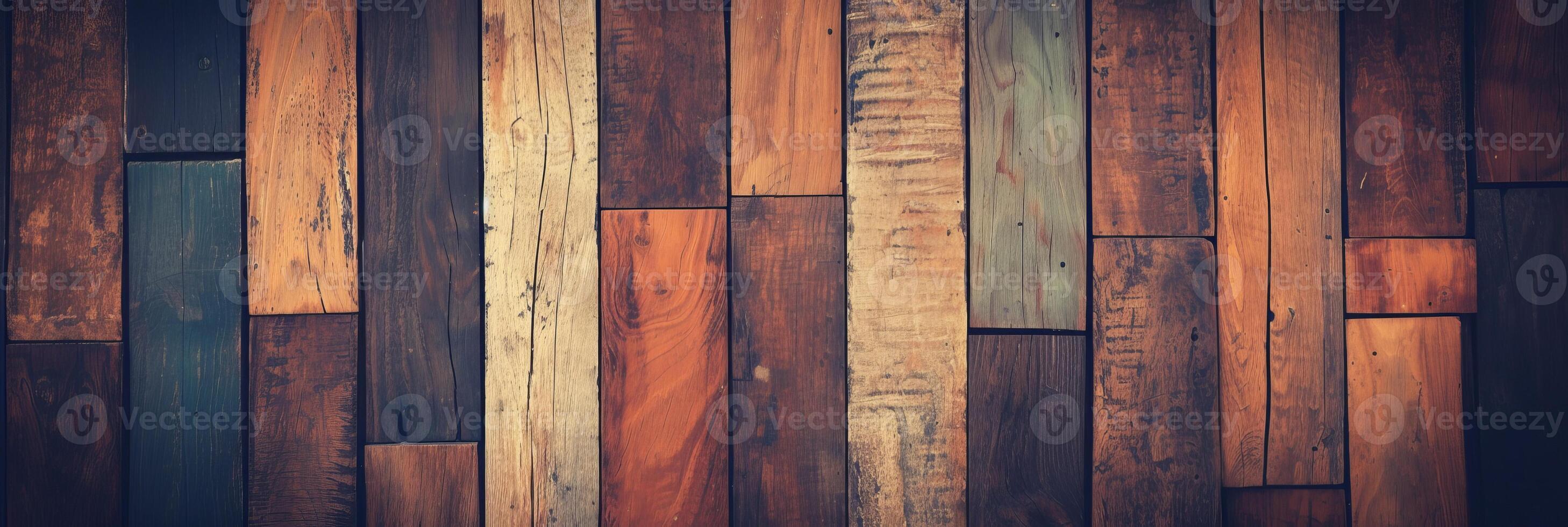 AI generated High resolution natural wood planks texture for versatile background and design projects photo