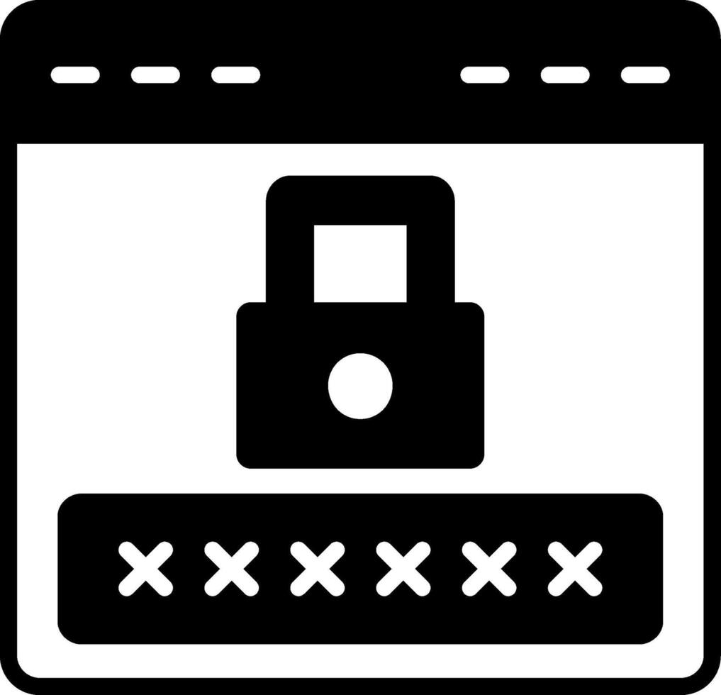 Password Vector Icon