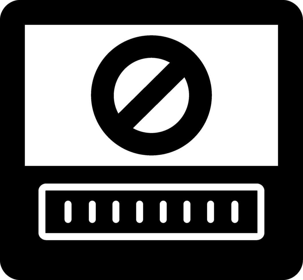 Stop Vector Icon