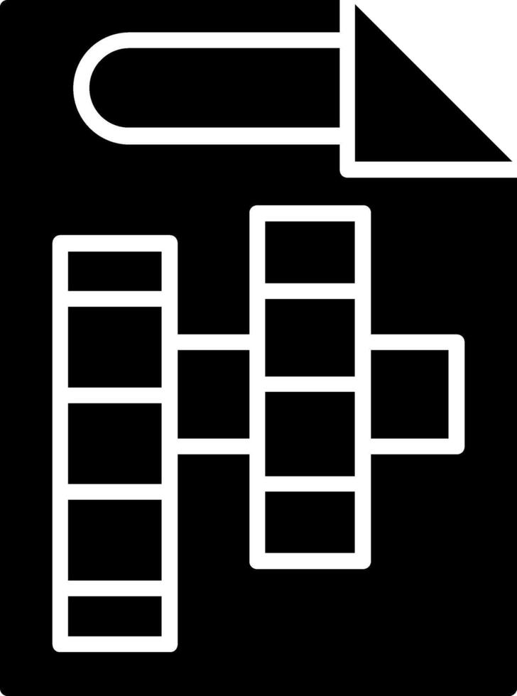 Crossword Vector Icon