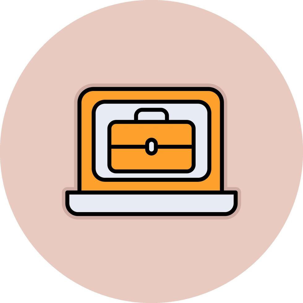 Online Business Vector Icon