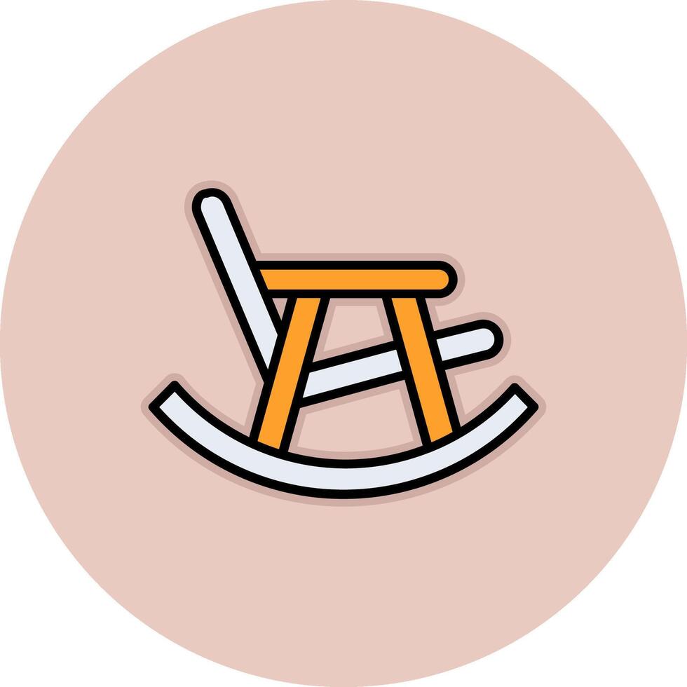 Rocking Chair Vector Icon