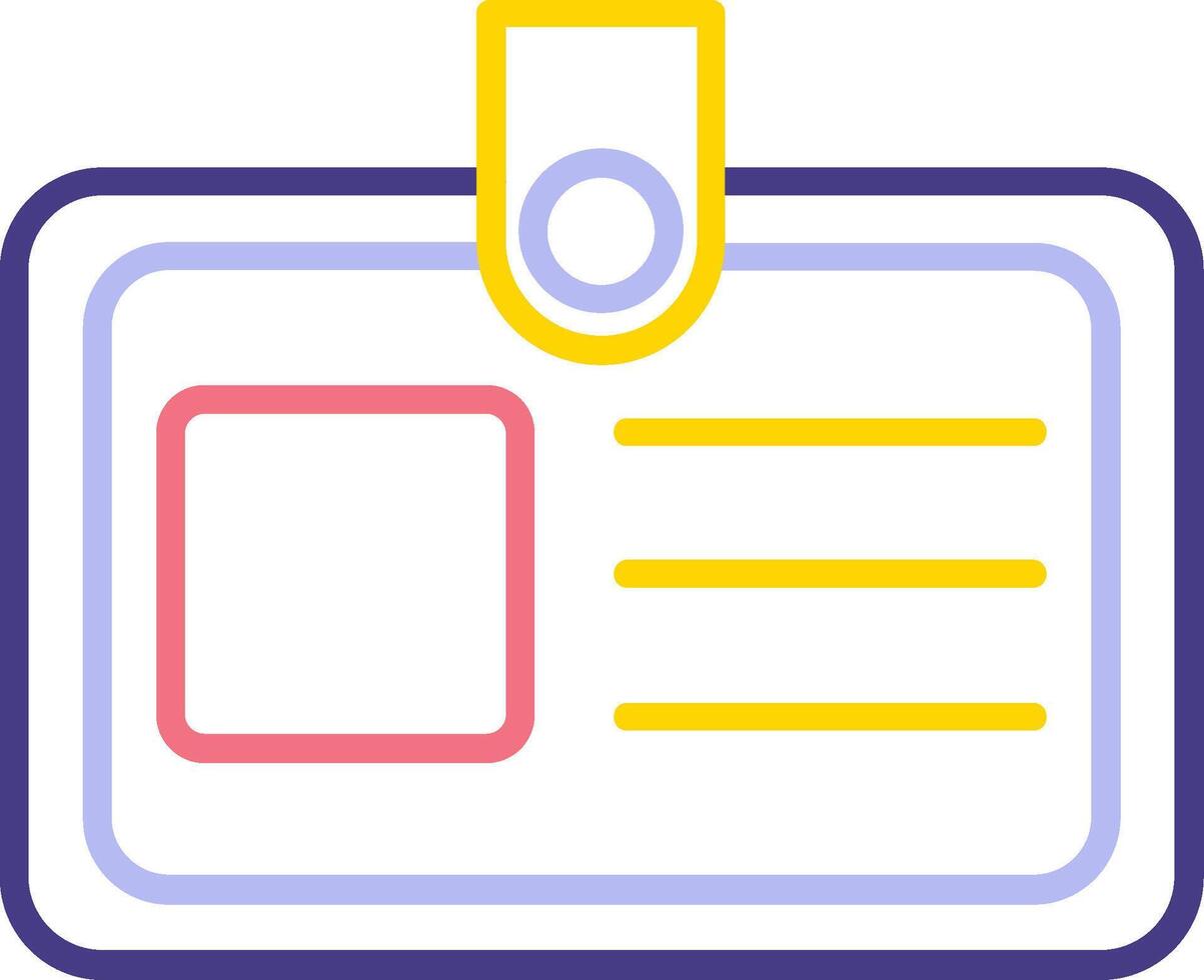 Identification Card Vector Icon