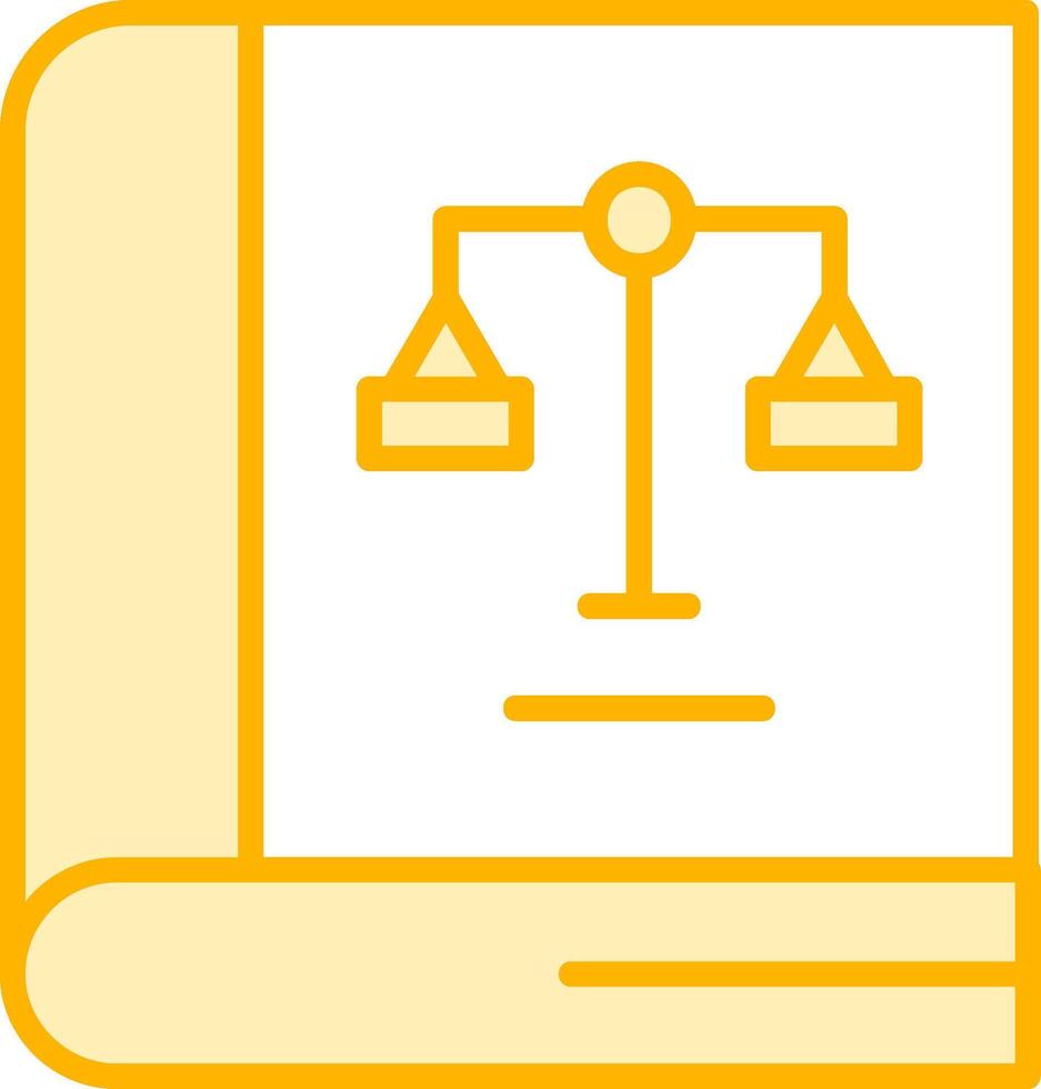 Law Book Vector Icon