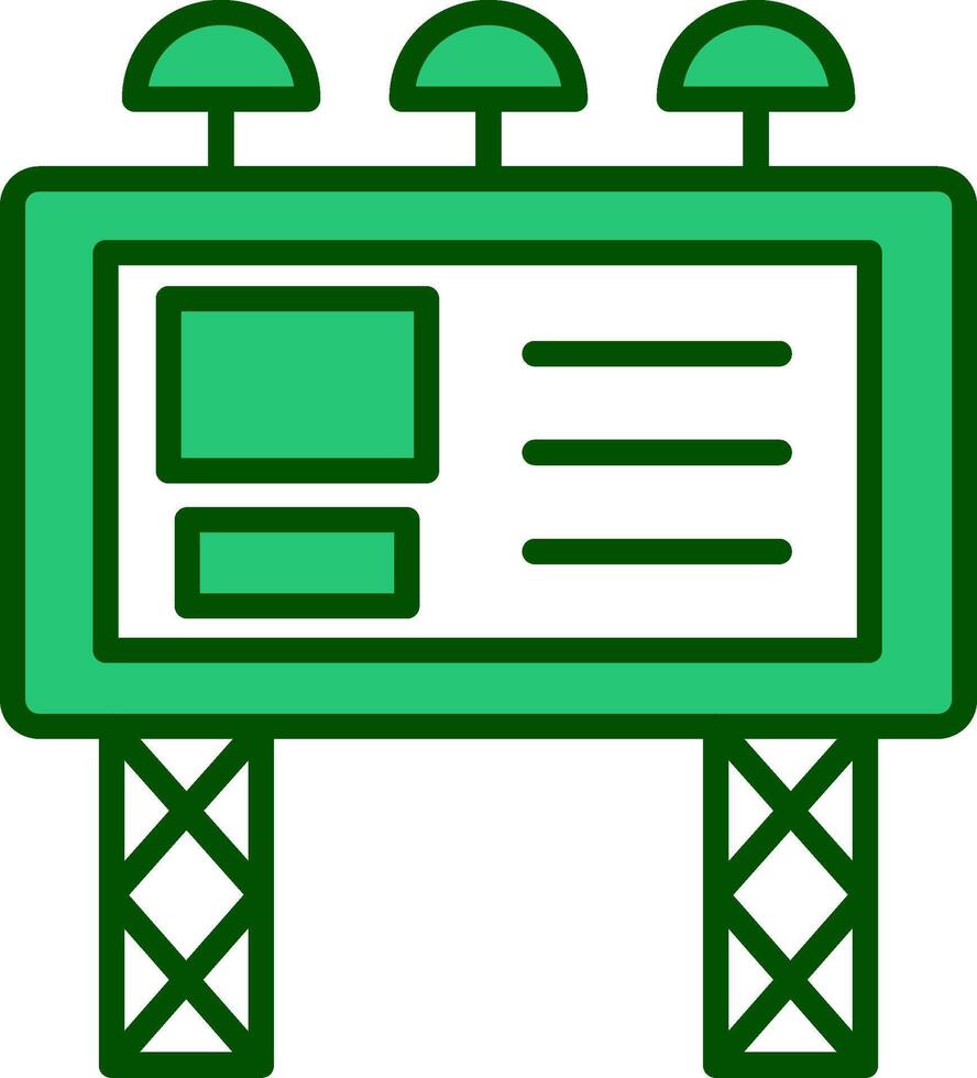 Billboard Vector Icon