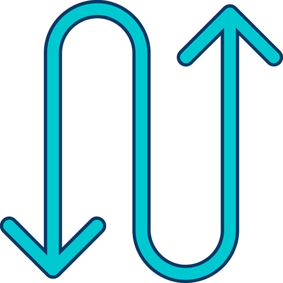 Zigzag Vector Icon