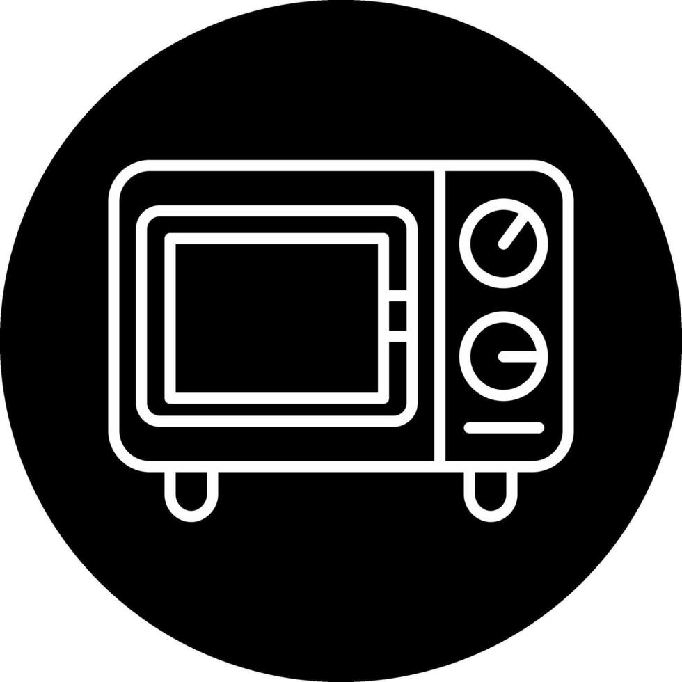 Microwave Oven Vector Icon