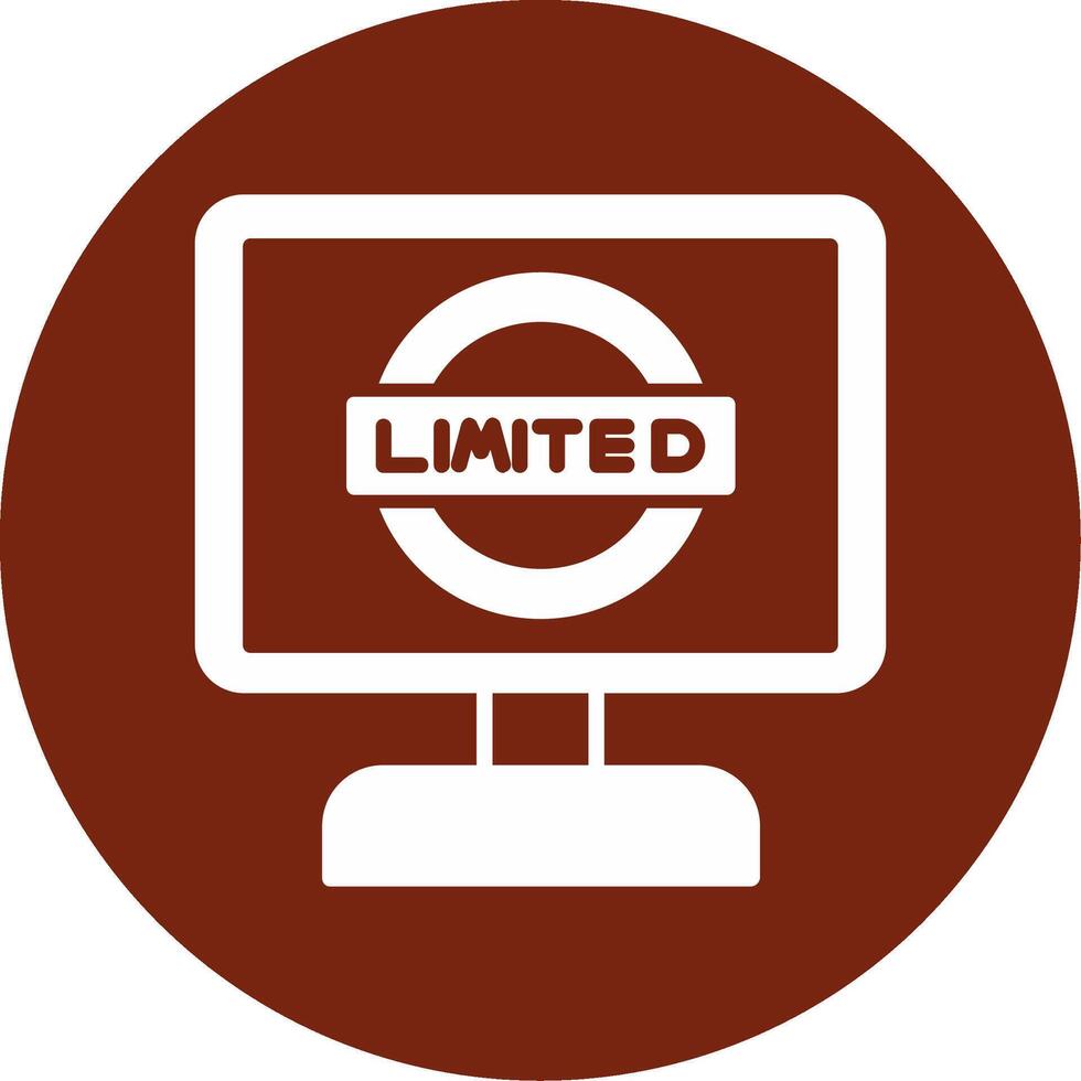Limited Vector Icon