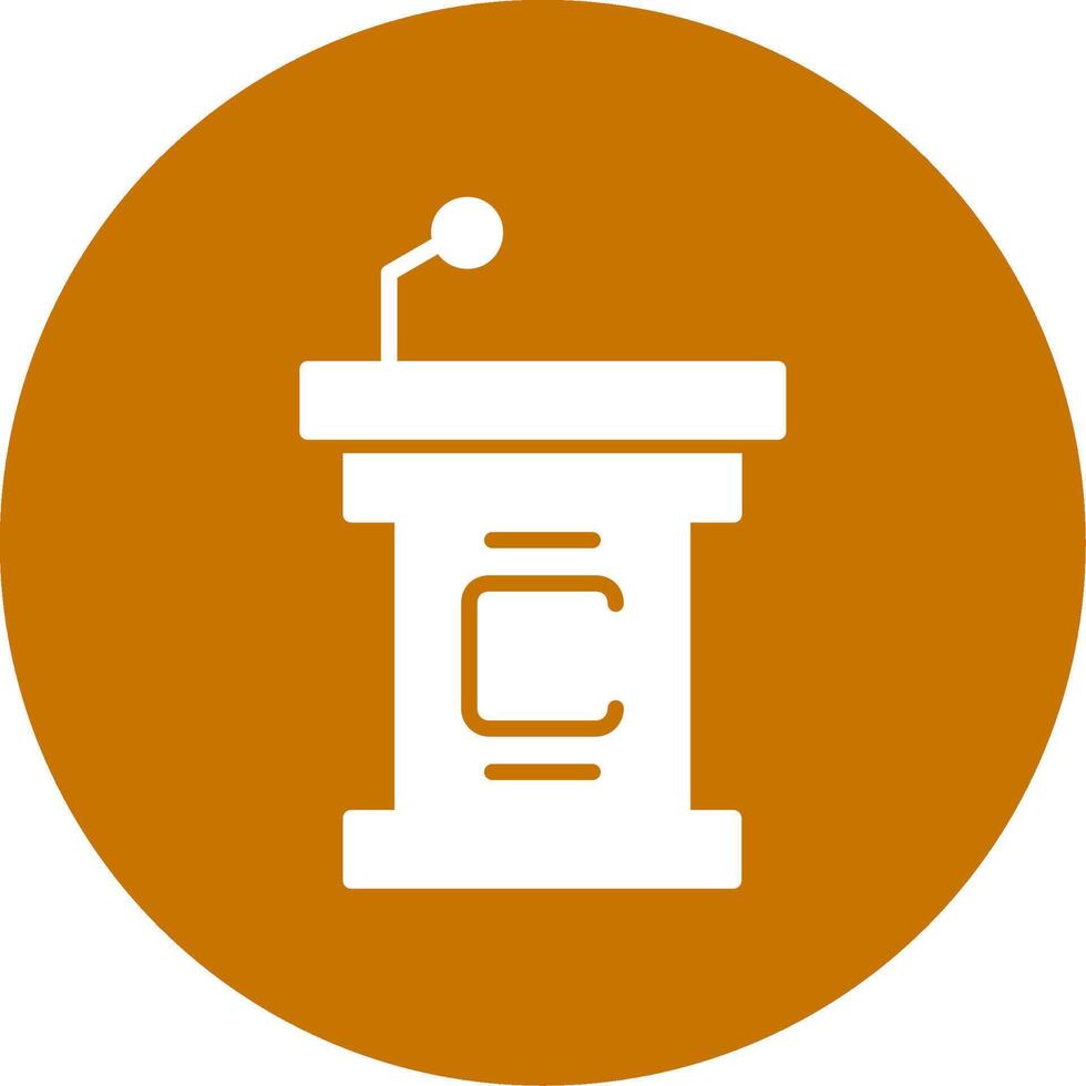 Lectern Vector Icon