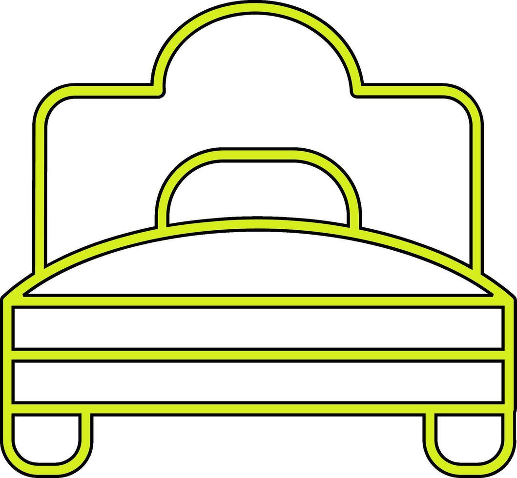 Single Bed Vector Icon