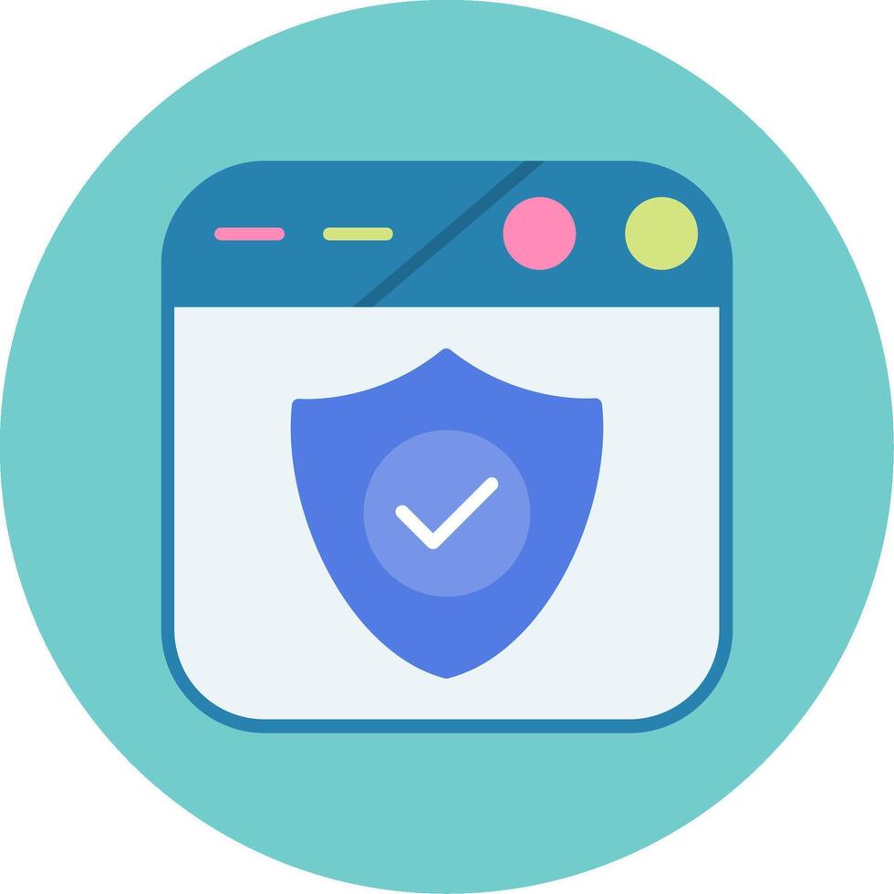 Web Security Vector Icon