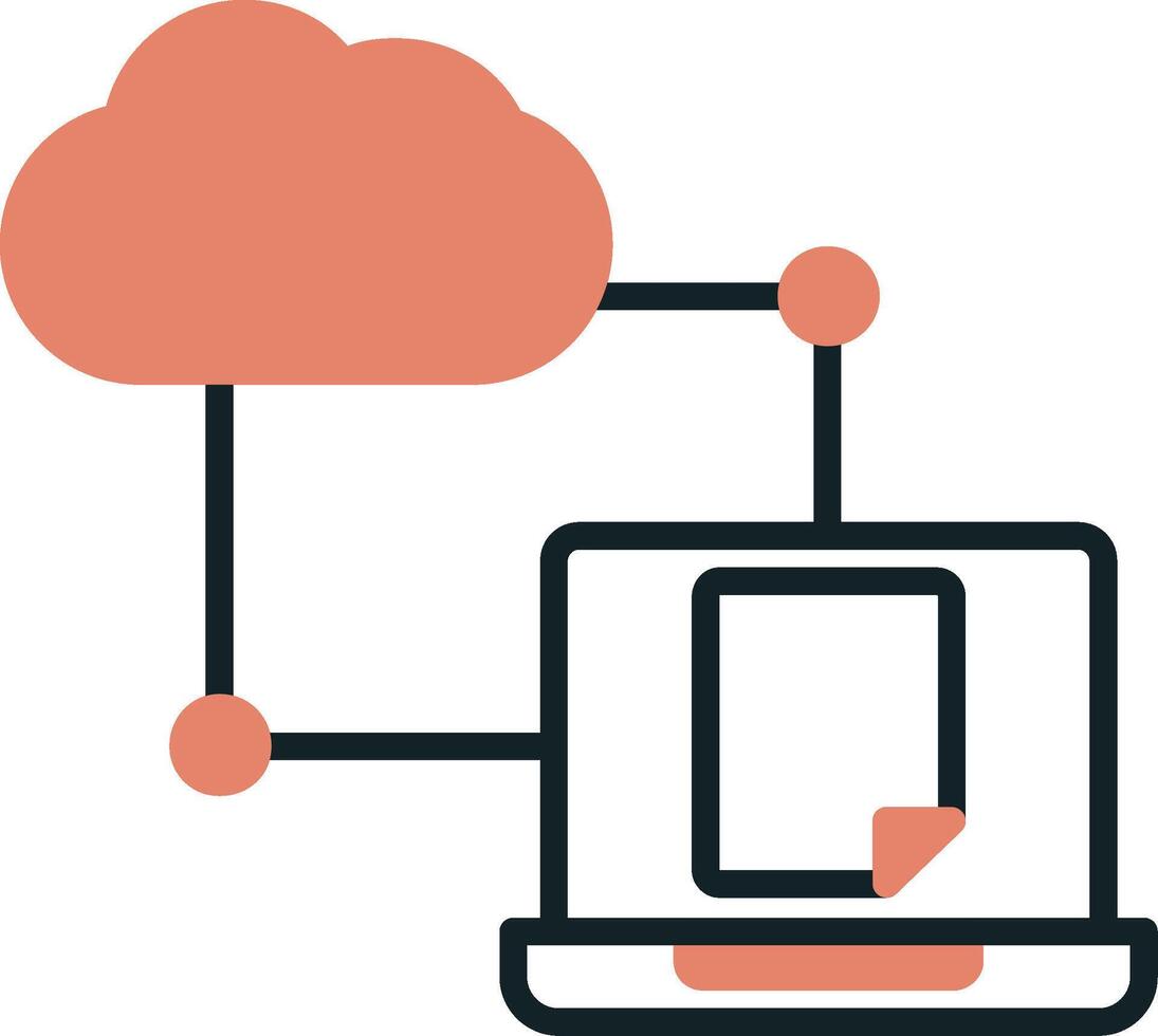 icono de vector de transferencia de datos