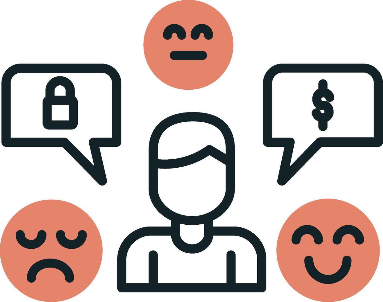 Customer Behavior Vector Icon